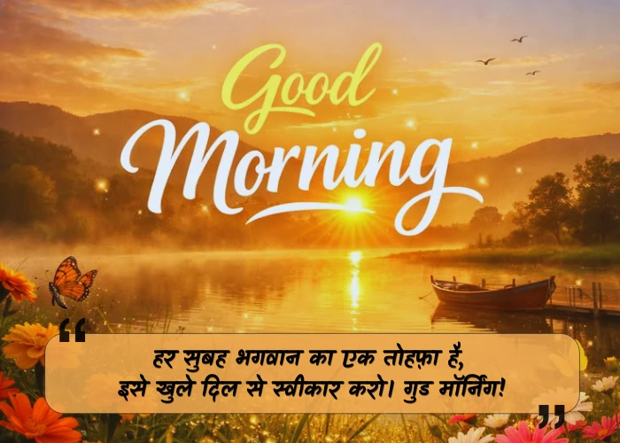 Good Morning Quotes in Hindi