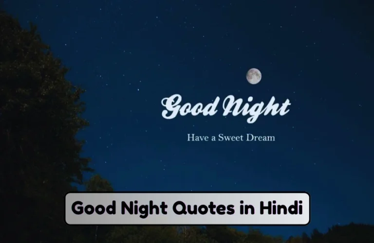 Good Night Quotes in Hindi