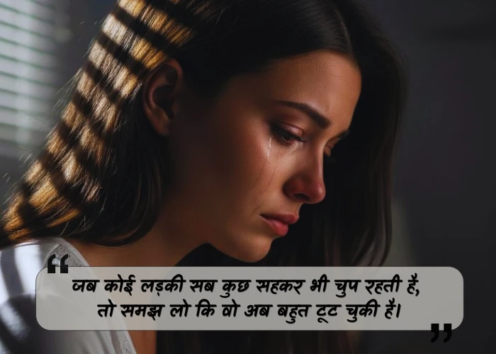 Sad Quotes in Hindi For Girl Sad Quotes in Hindi For Girl