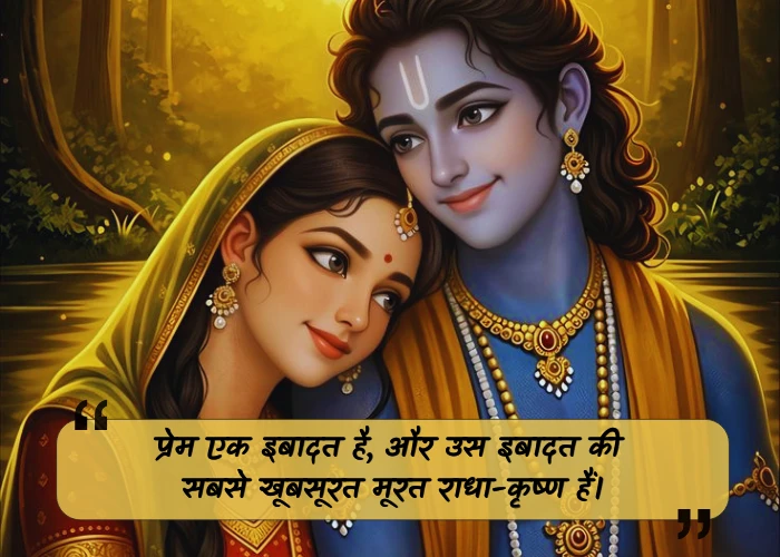 Radha Krishna Love Quotes in Hindi Radha Krishna Love Quotes in Hindi