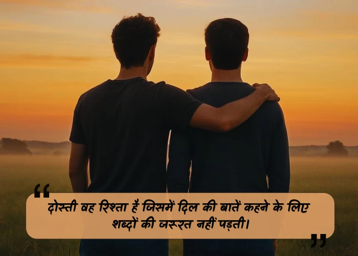 Short Friendship Quotes in Hindi Short Friendship Quotes in Hindi