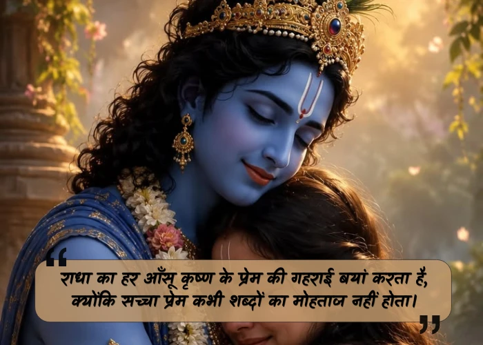 Emotional Radha Krishna Quotes in Hindi Emotional Radha Krishna Quotes in Hindi