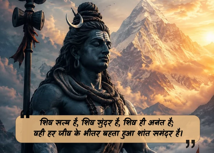 Lord Shiva Quotes in Hindi Lord Shiva Quotes in Hindi