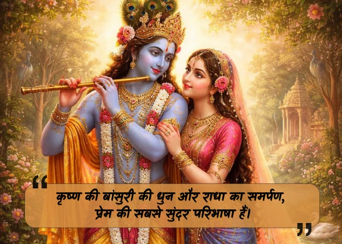 Radha Krishna Quotes in Hindi For Instagram Radha Krishna Quotes in Hindi For Instagram