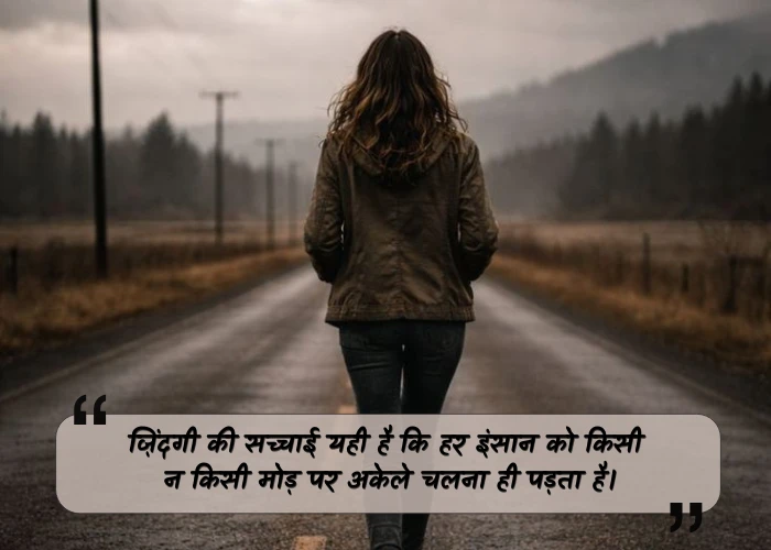 Zindagi Reality Life Alone Quotes in Hindi Zindagi Reality Life Alone Quotes in Hindi