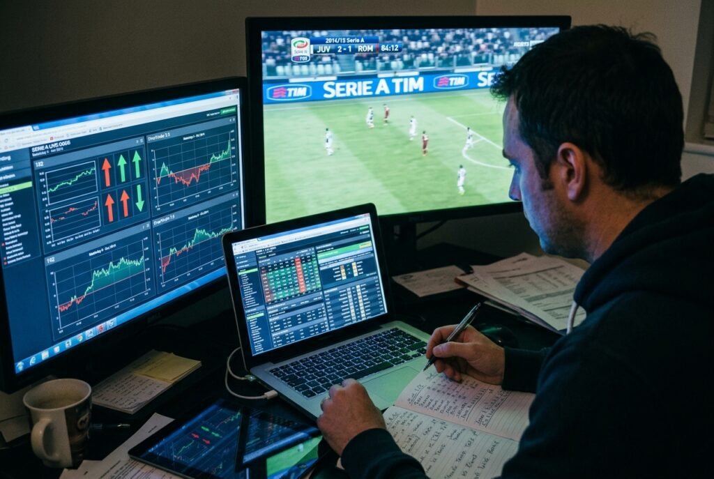 Reading Live Odds Fluctuations in the 2014/15 Serie A Campaign